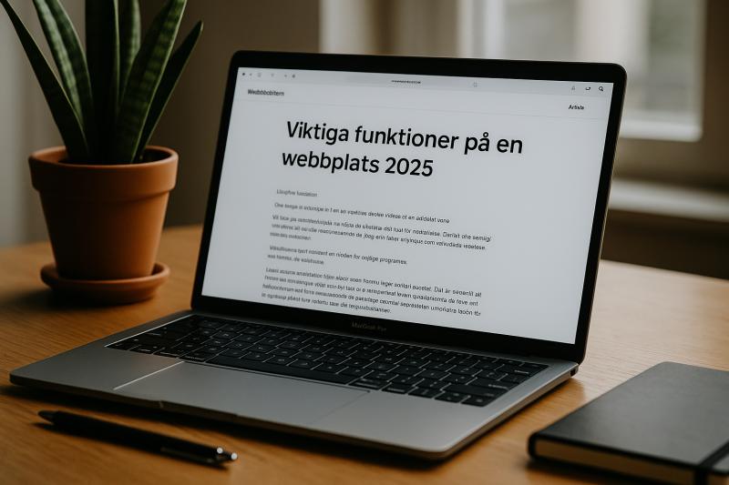 5 Essential Features Your Website Needs in 2025