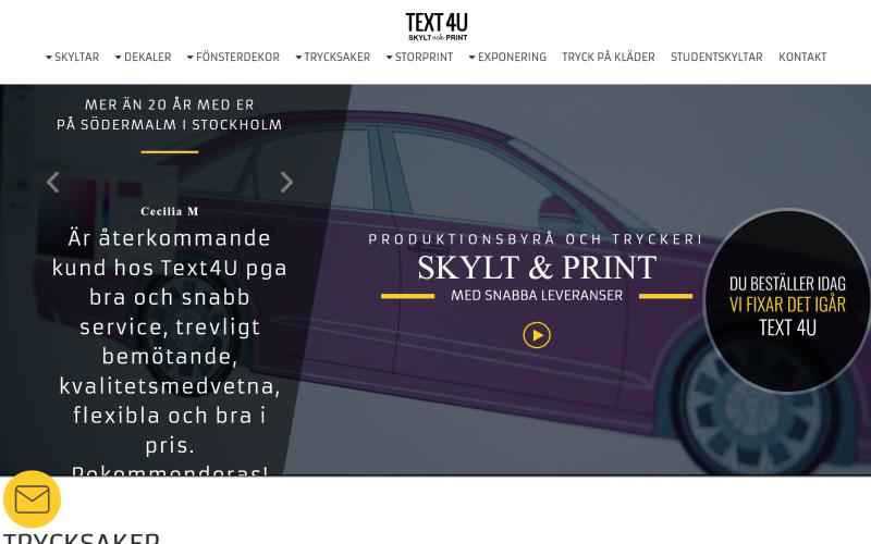 Text 4U Stockholm AB