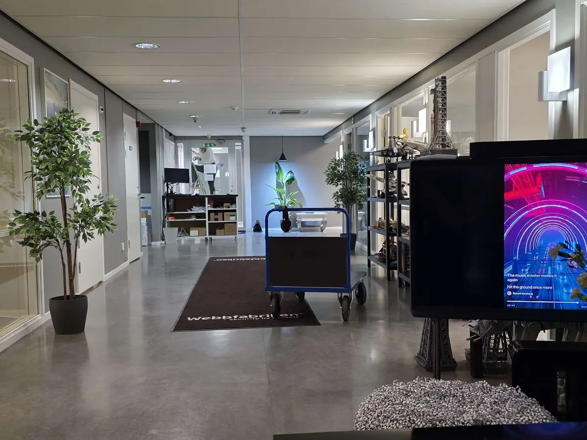 Webbfabrikens kontor på Lidingö