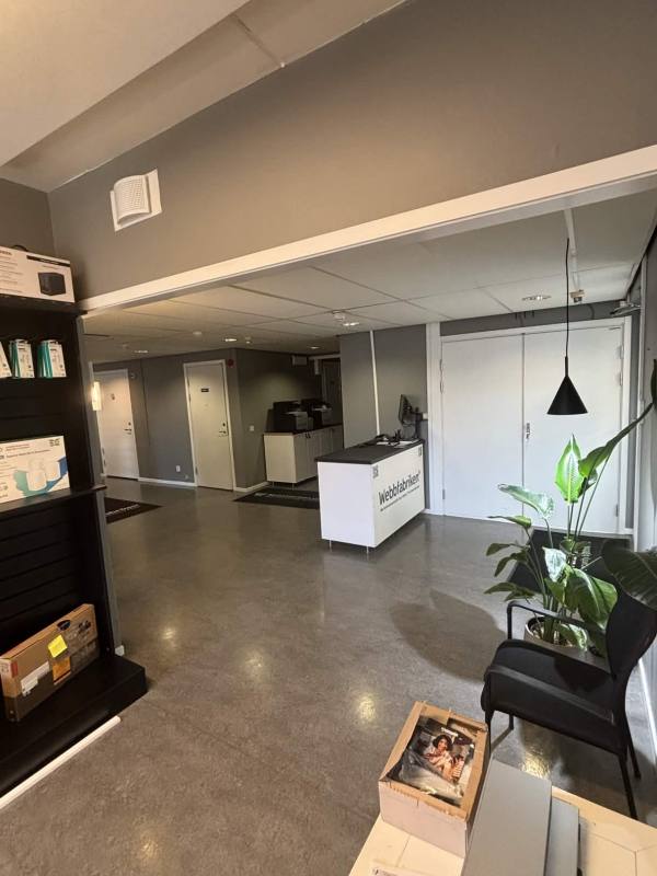 Webbfabrikens kontor - reception