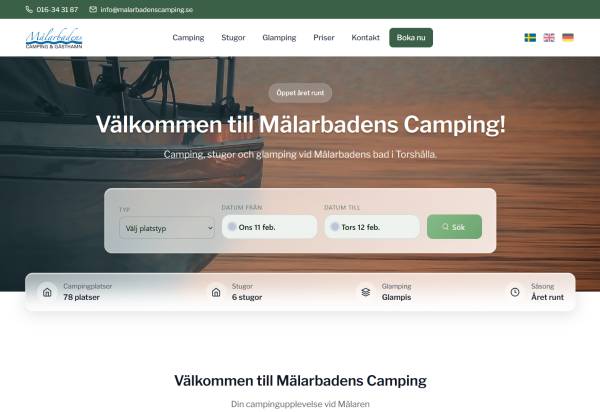 Mälarbadens Camping - WF Booking