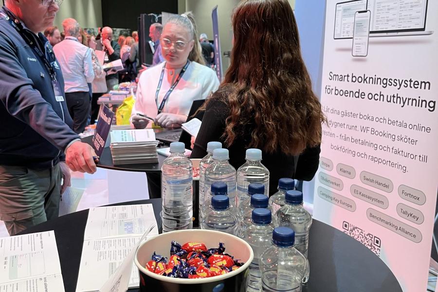 Webbfabrikens team på Svensk Campings årskonferens 2026