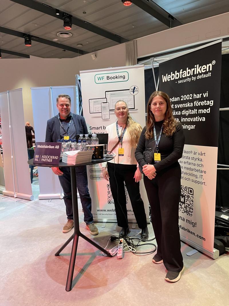 Webbfabriken på Svensk Campings årskonferens 2026