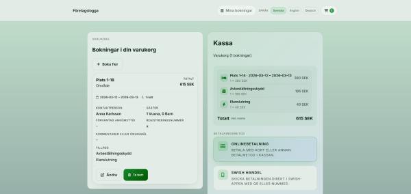 WF Booking payment view