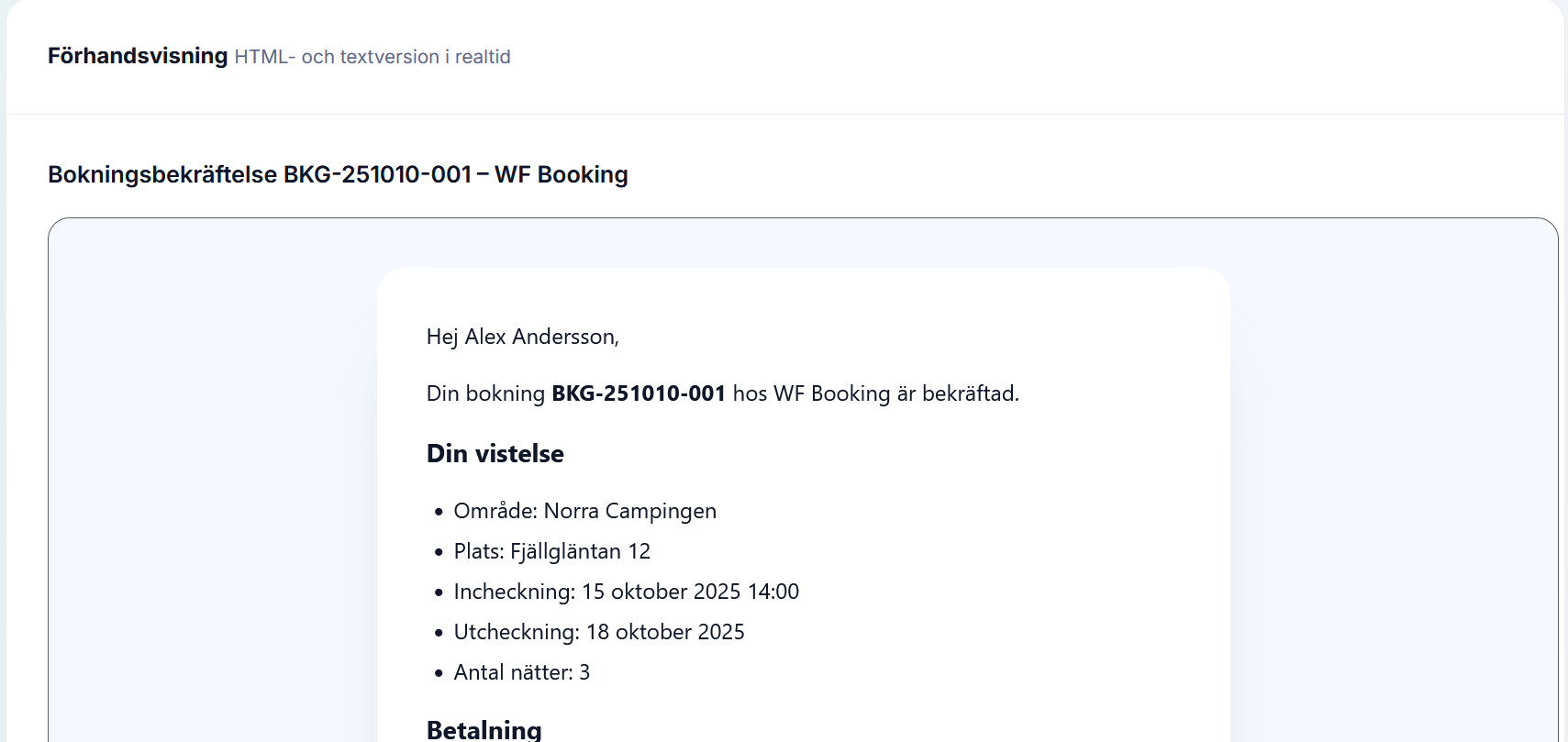 F&ouml;rhandsvisning utskick